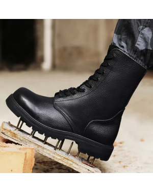  leather martin boots outdoor desert work hiking shoes men horse riding tactical boots